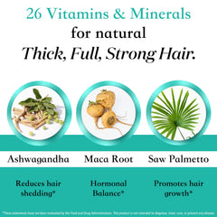 Hair health concept illustration associated with Superfood MD Balance.