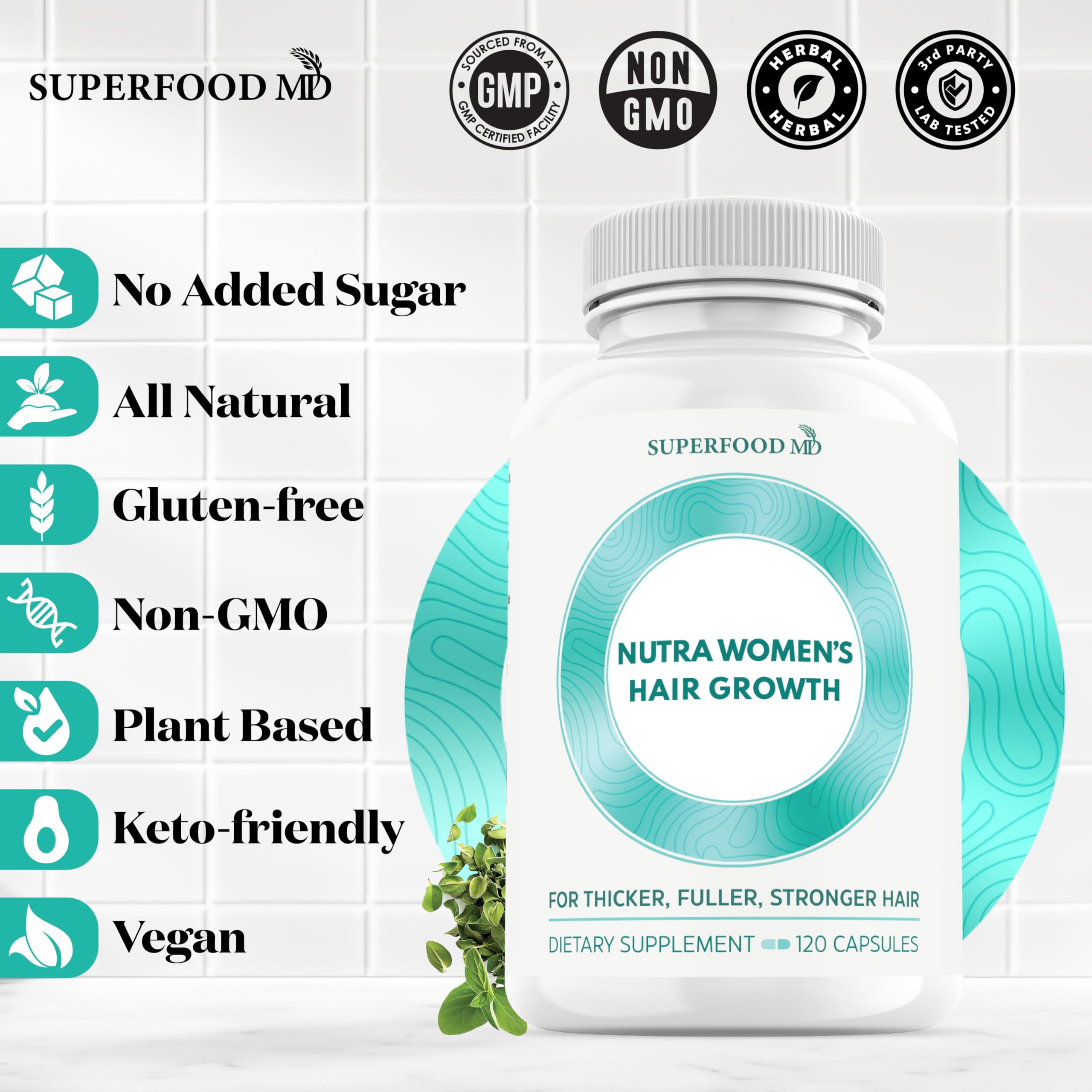 Retail box and packaging of Superfood MD Women's Balance.