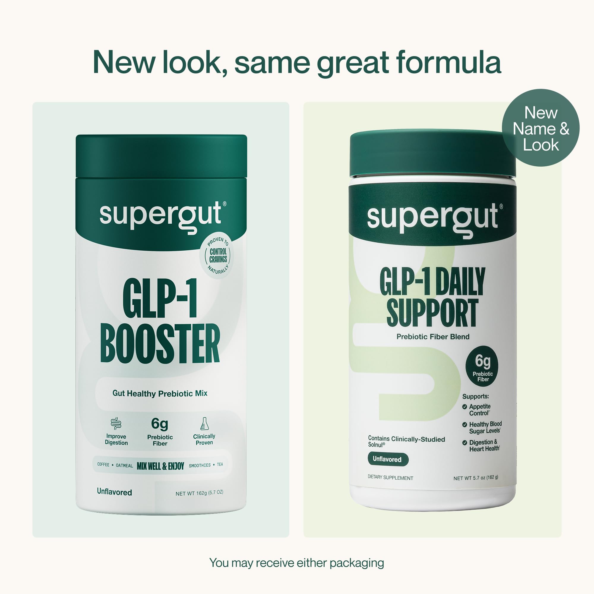 Serving scoop of Supergut GLP-1 powder