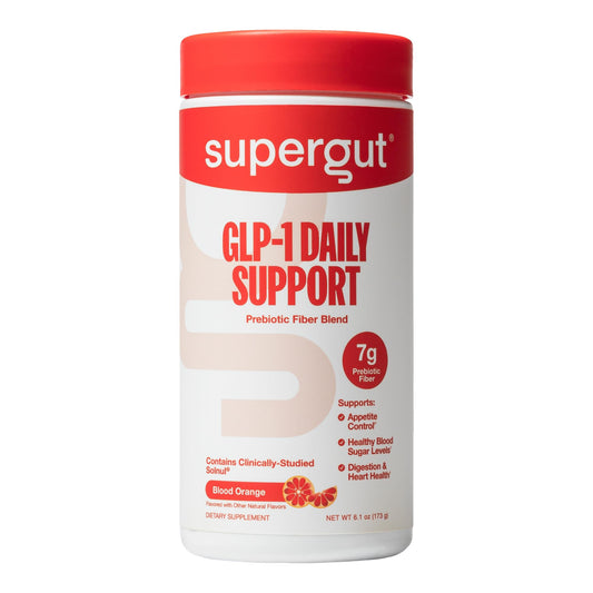 Hero image of Supergut GLP1 Daily Support Blood Orange bottle