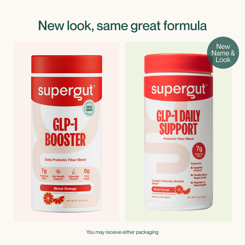 Side view of Supergut GLP1 Daily Support bottle