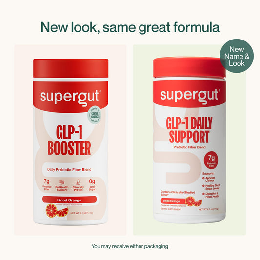Side view of Supergut GLP1 Daily Support bottle