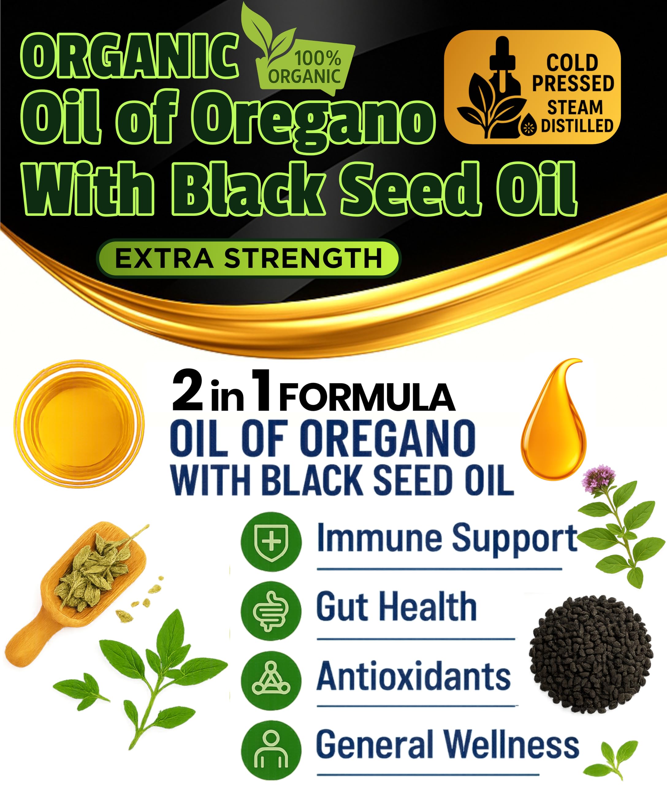 SUPERIOR FULVIC HUMIC X935 black seed oil in amber bottle with premium aroma for blends