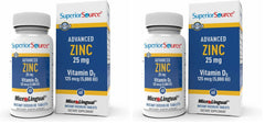 Hero image for Superior Source Advanced Zinc 25 mg with Vitamin D3 5000 IU