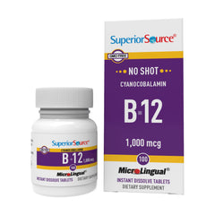Superior Source B-12 Cyanocobalamin 1000 mcg dissolvable tablet