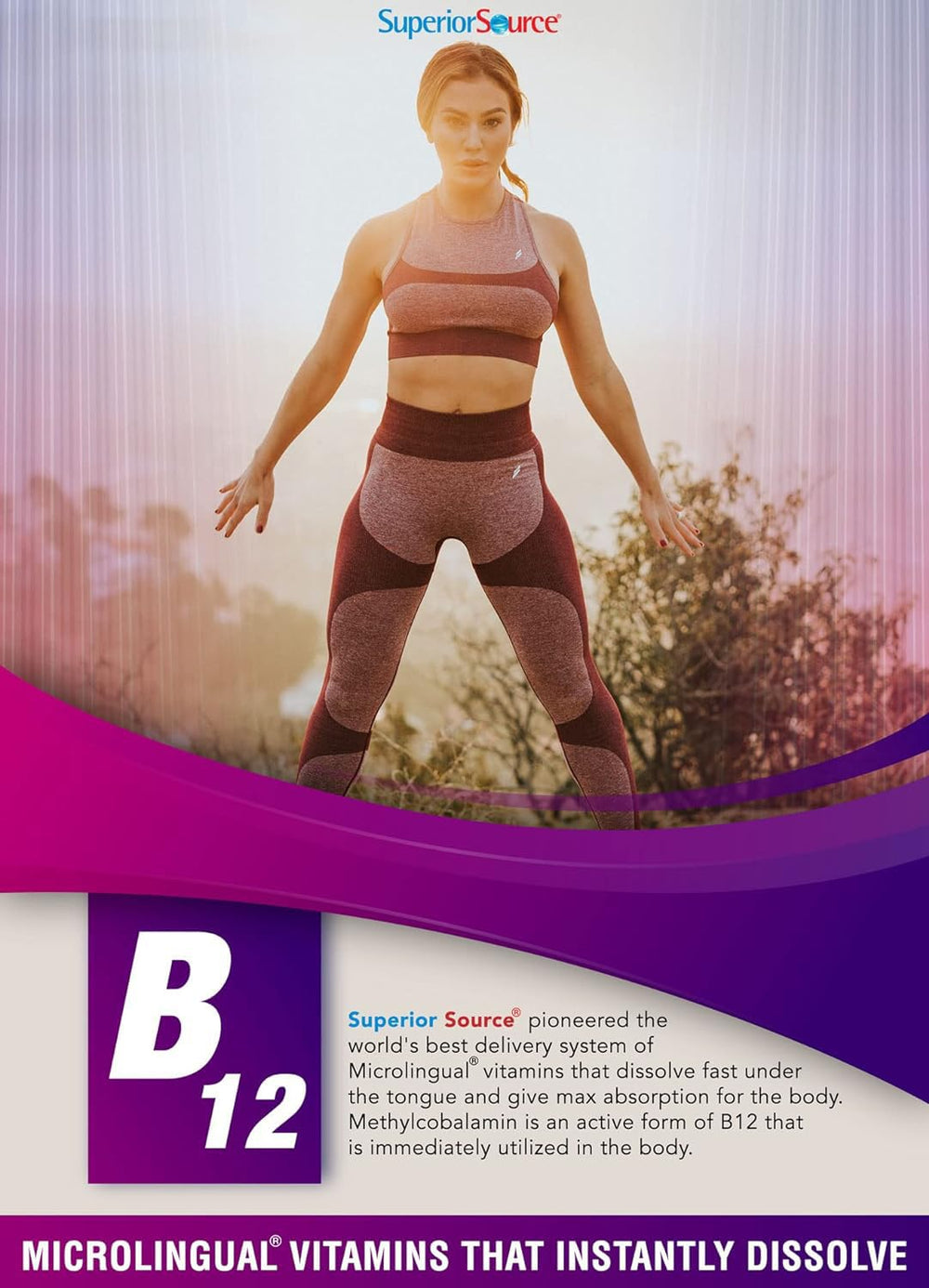 Non-GMO and fillers-free labeling for B-12 supplement