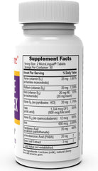 Sublingual instant-dissolve tablets for Balance B Complex