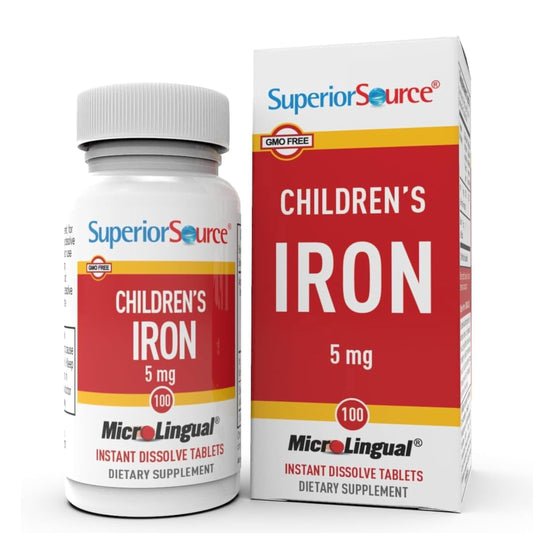 Superior Source Children's iron 5 mg dissolvable tablet