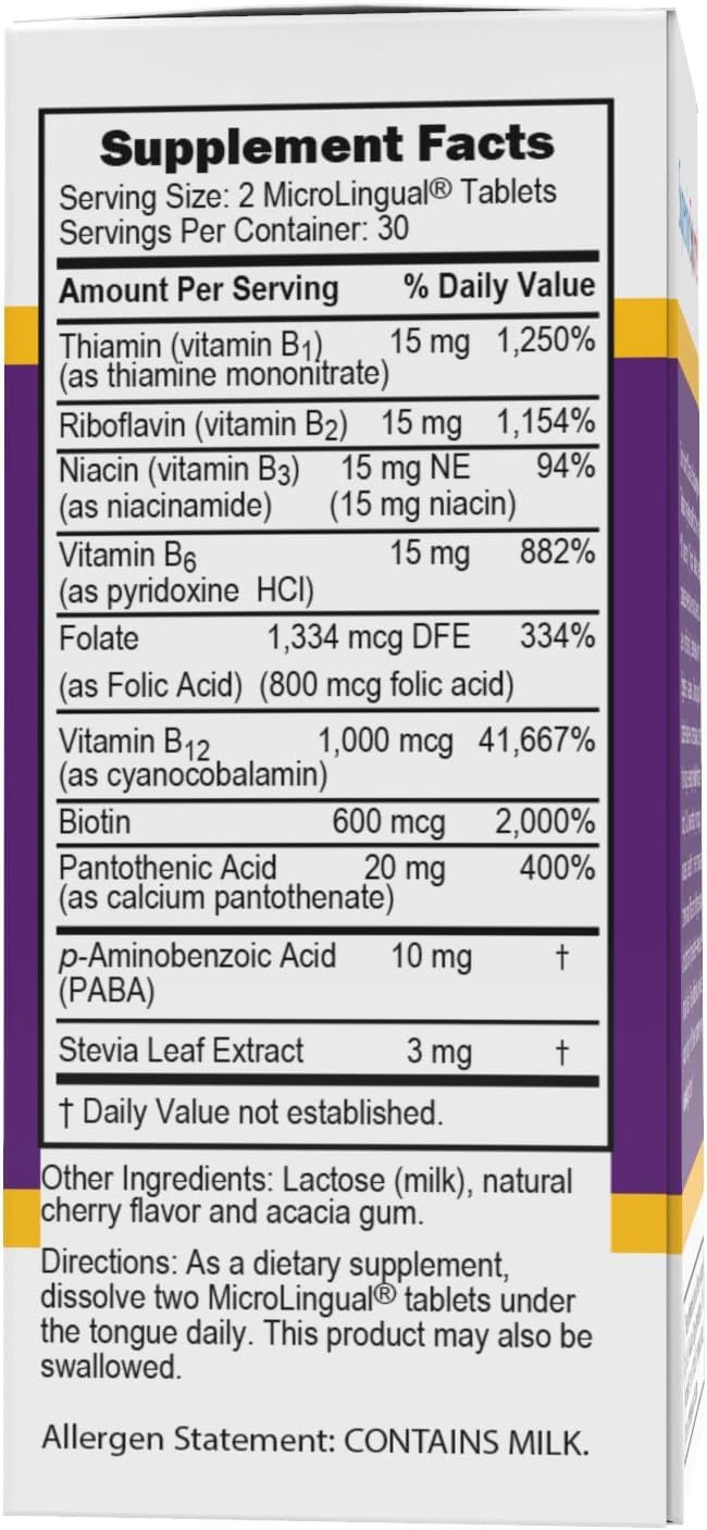 MicroLingual vitamin tablet dissolving for women