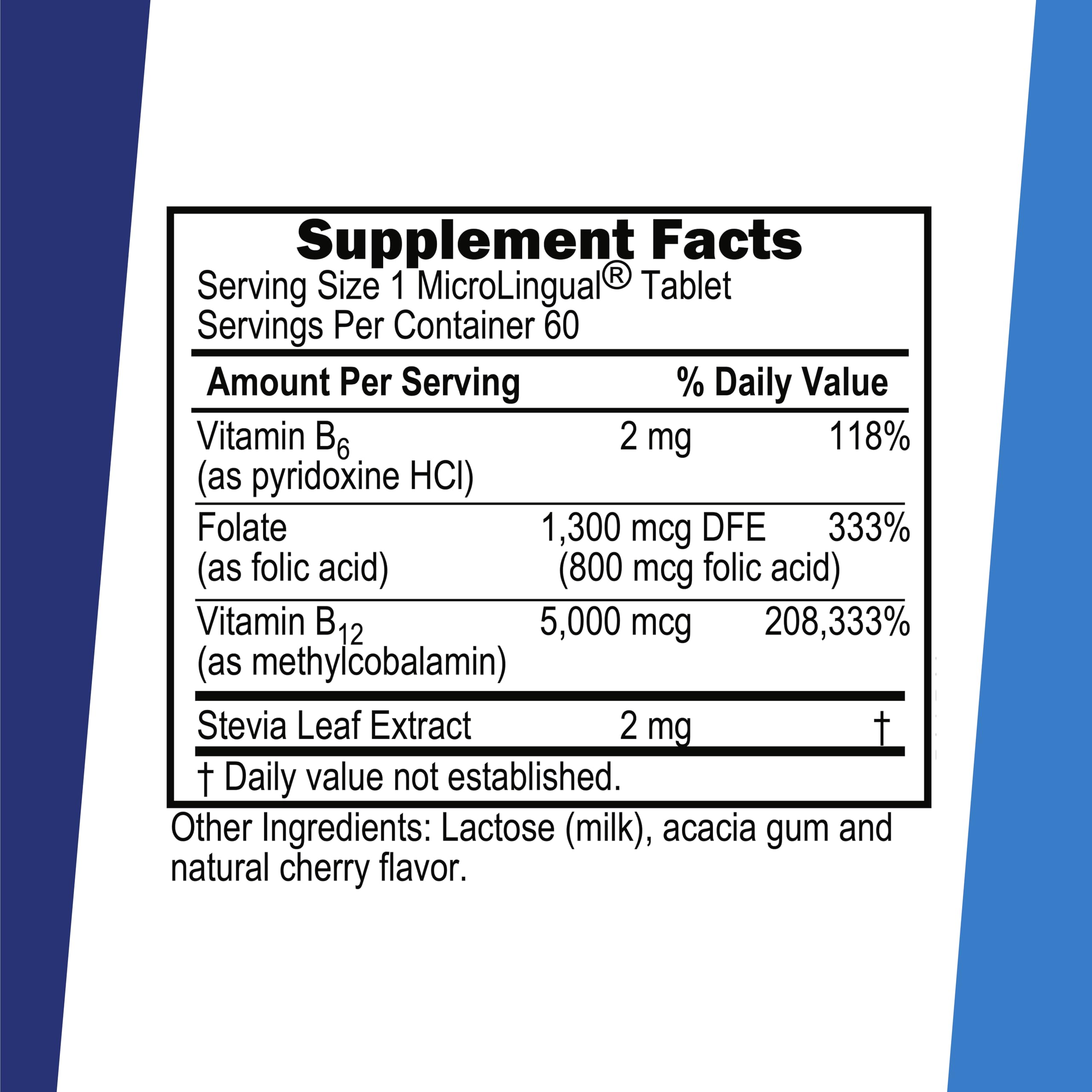 Sublingual tablet dissolving under the tongue