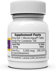 Close-up of Sublingual tablets dissolving under the tongue