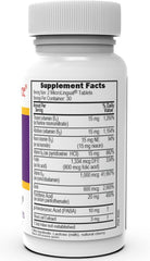 Label of Superior Source Women's B Complex bottle