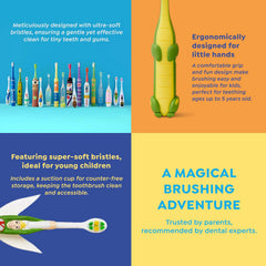 Toothbrush designed for ages 0-5