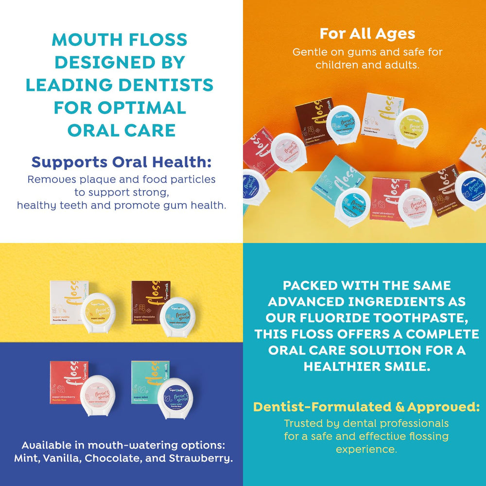 Vitamins D3 and K2 in floss formulation