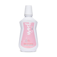Hero image of SuperMouth fluoride-free mouthwash bottle.