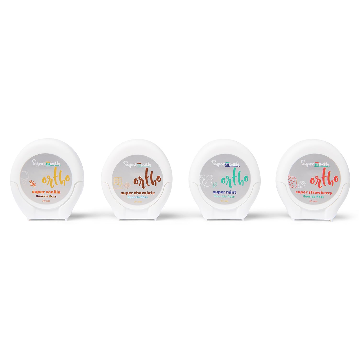 Floss designed for braces, wires, and dental hardware