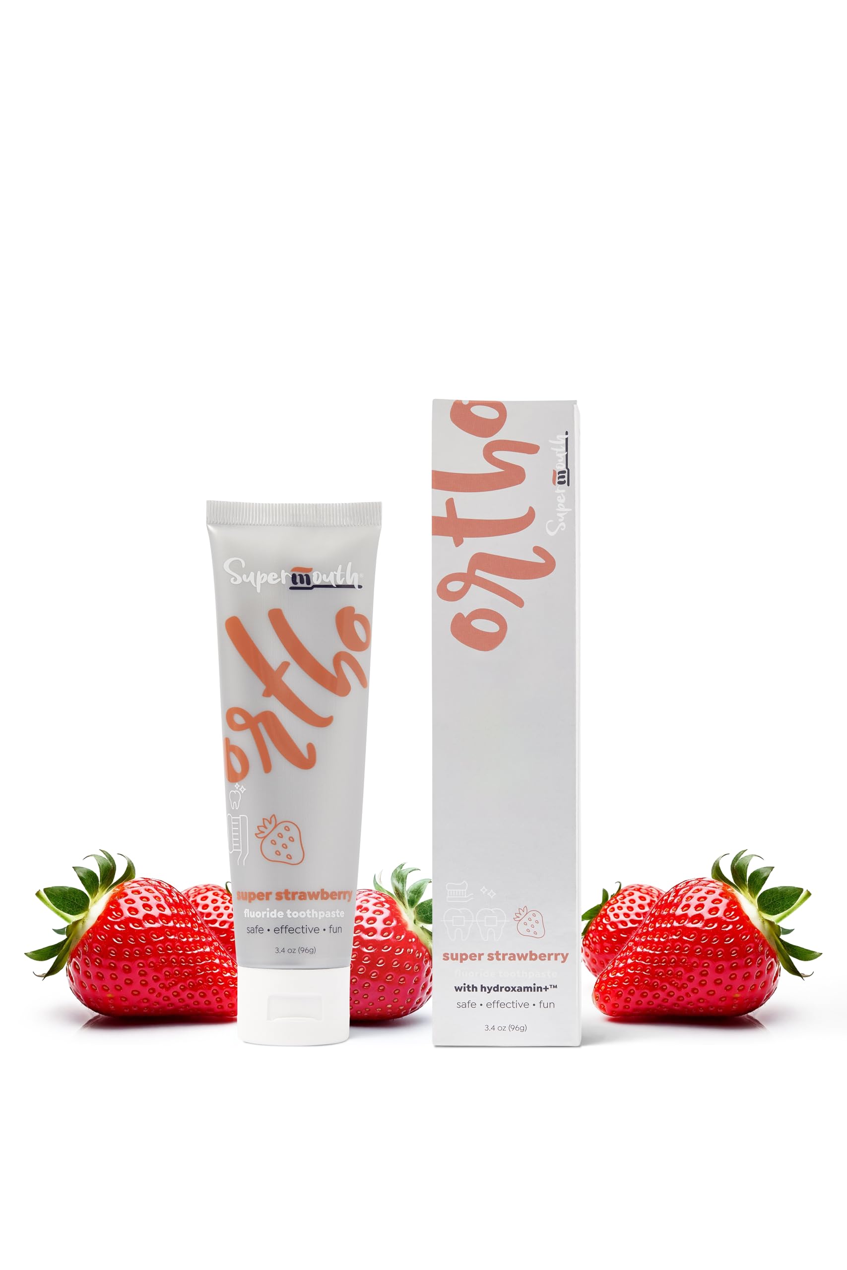 SuperMouth Ortho Toothpaste tube designed for braces and aligners