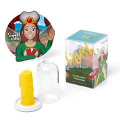 Front view of SuperMouth Tooth Keri Baby Finger Brush