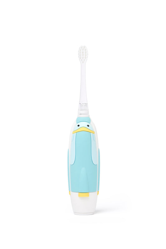 Front view of SuperMouth Turbo Twins Sonic Toothbrush for kids 3-6