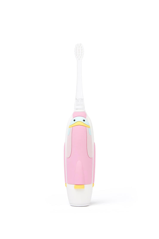 Front view of the SuperMouth Turbo Twins Sonic Toothbrush for kids