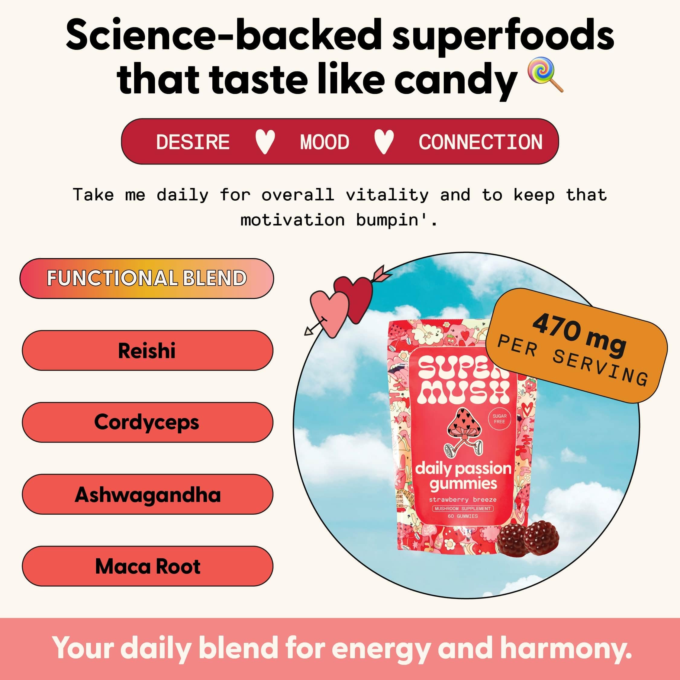 Back label showing ingredients and nutrition facts