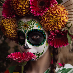 Supersfel Day of the Dead tattoo set ideal for kids and adults