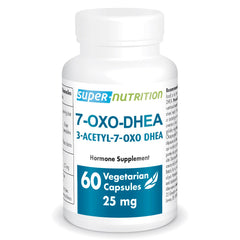 Supersmart 7-OXO DHEA 25 mg in a bottle with 60 vegetarian capsules (hero image)