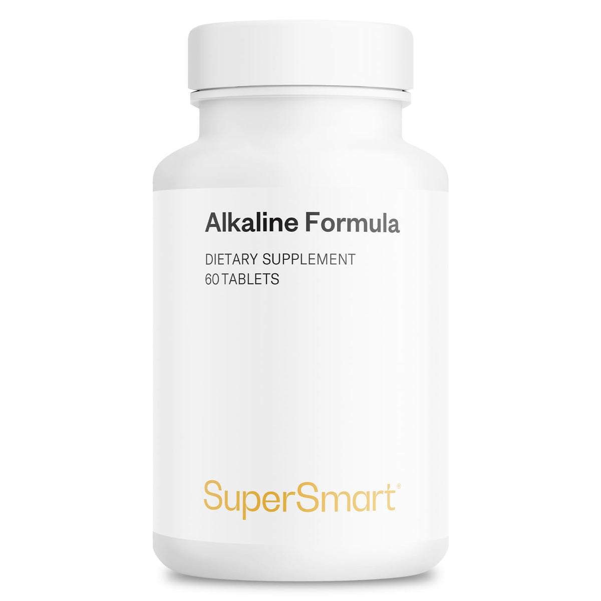 Bottle label for Supersmart Alkaline Formula Advanced
