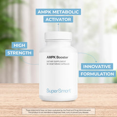 Supersmart AMPK Booster bottle displayed on white background