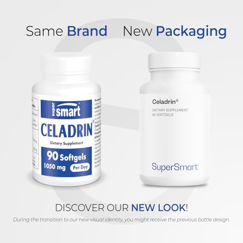 Close-up of Supersmart Celadrin 1050mg per Day label