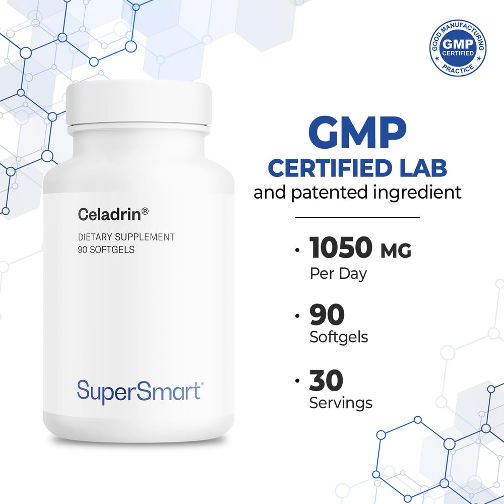 Non-GMO and gluten-free Celadrin packaging