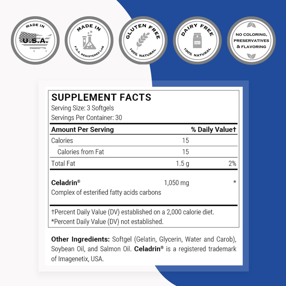 Celadrin esterified fatty acids softgels