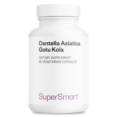 Supersmart Centella Asiatica 180mg per day bottle and capsules