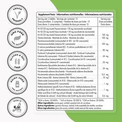 Close-up of Coenzymated B Formula tablets