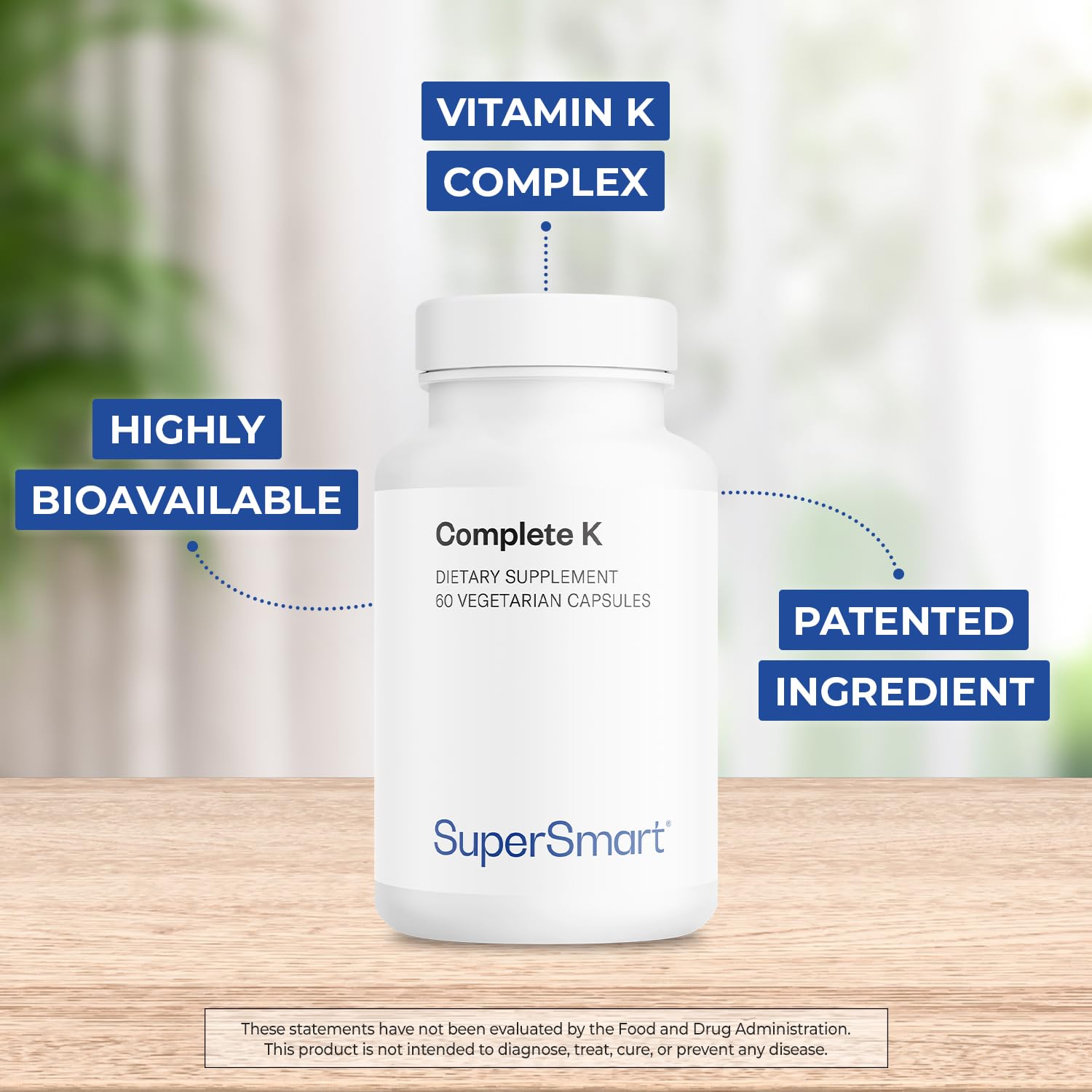 Full spectrum Vitamin K1, K2 MK4 MK7 ingredients
