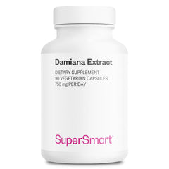 Damiana extract capsules front label