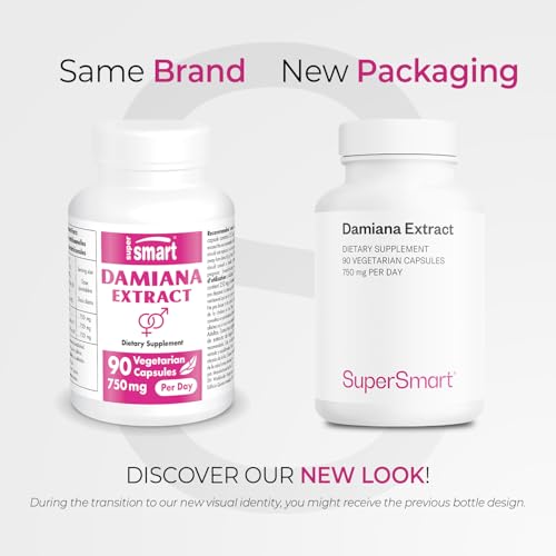 Close-up of Damiana extract capsules