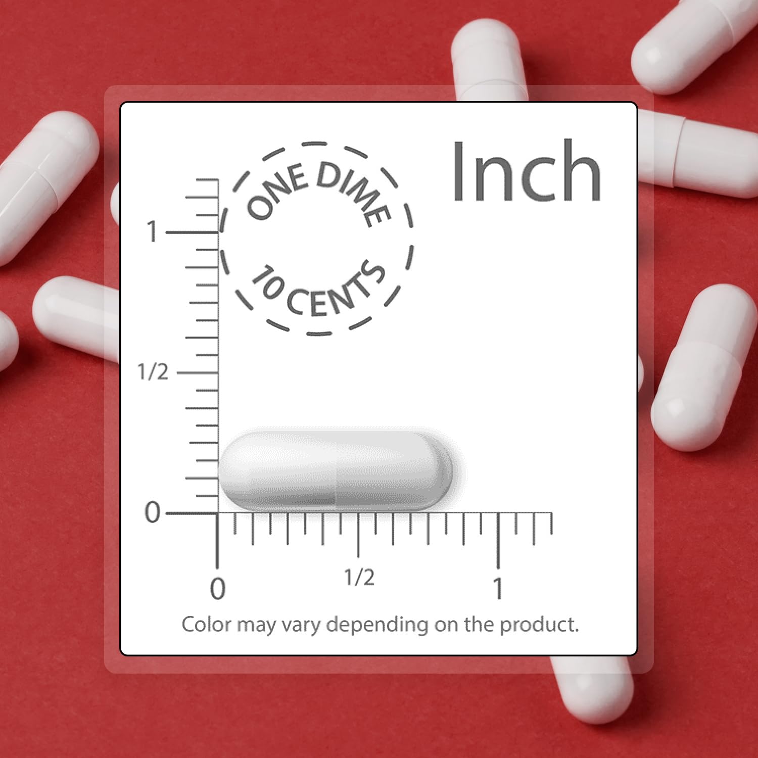 Bottle displaying 100 vegetarian capsules count