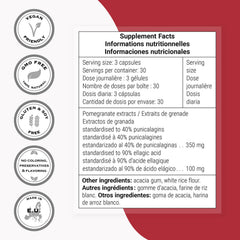 Capsules containing Double Pomegranate extract