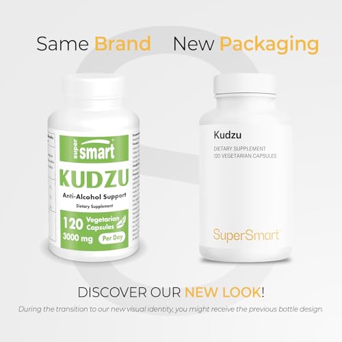 Close-up of Kudzu extract 40% isoflavones label