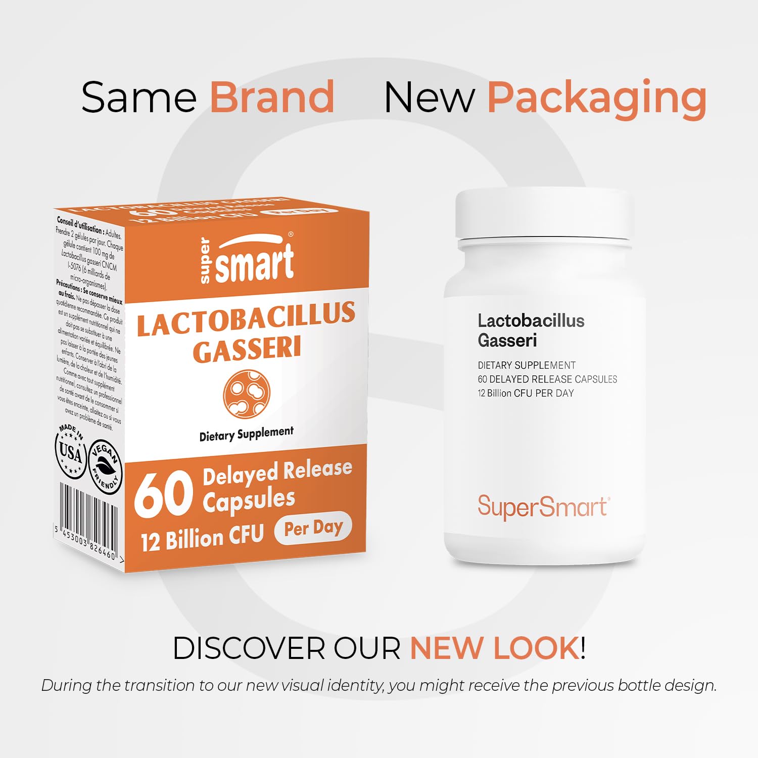 Close-up of Non-GMO and Gluten Free badge on product