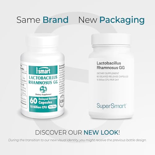 Close-up view of delayed-release LGG probiotic capsules