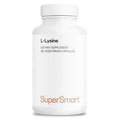 Hero image of Supersmart L-Lysine 6000mg per day bottle with 180 vegetarian capsules