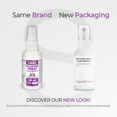 Supersmart Melatonin Spray bottle with 60 ml pack