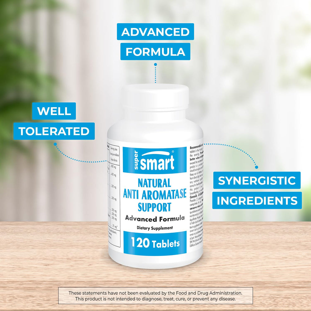 Close-up of Supersmart anti-aromatase tablets