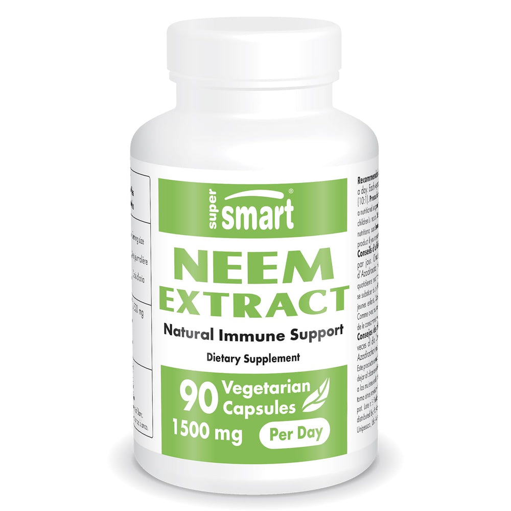 Supersmart Neem Extract 1500mg bottle