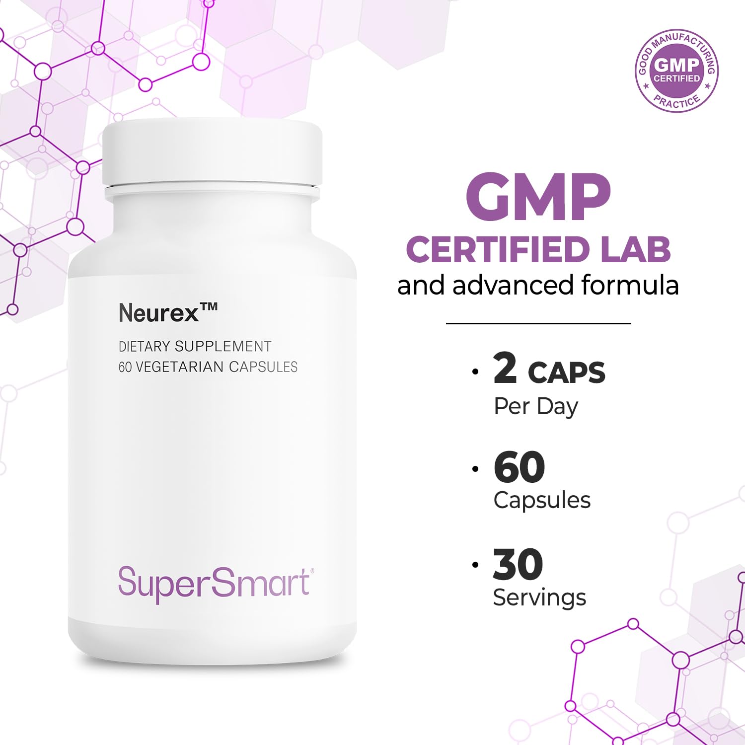 60 vegetarian capsules packaging