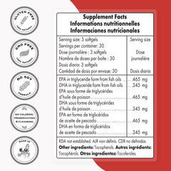 Softgels capsules of Supersmart Omega 3