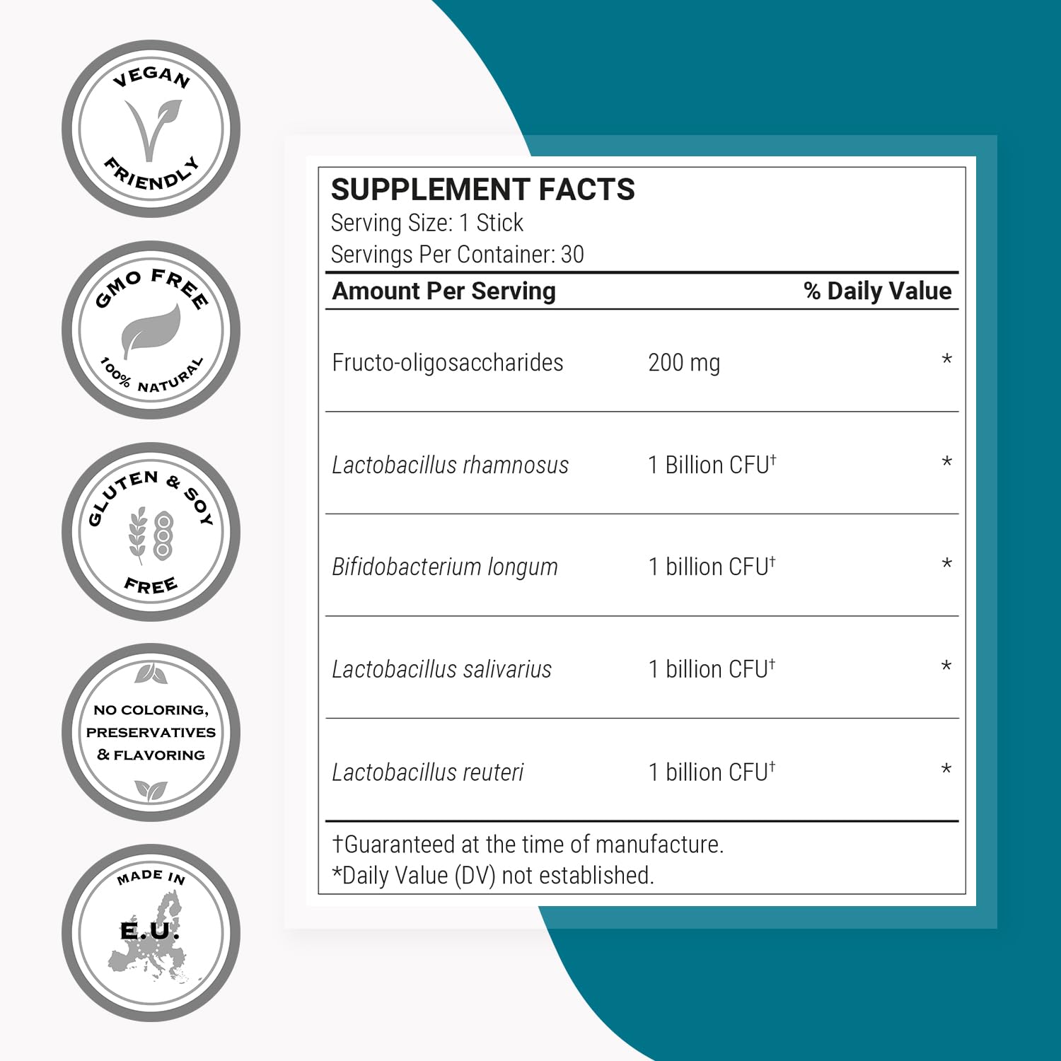 Non-GMO and Gluten-Free claim on packaging
