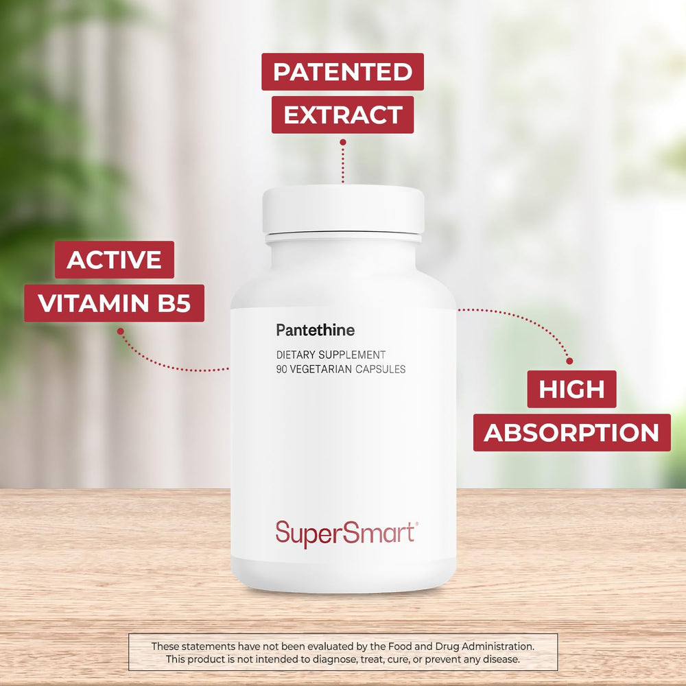 Pantethine active ingredient artwork on packaging